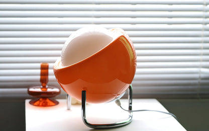 Unique retro glass lamp, a Nordic table lamp solution for ambient bedroom and living room decor.
