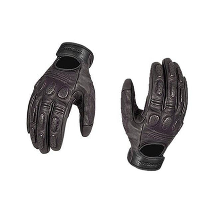 Vintage-style sheepskin motorcycle gloves, ideal for a classic rider look