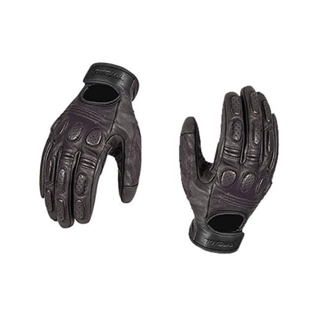 Vintage-style sheepskin motorcycle gloves, ideal for a classic rider look