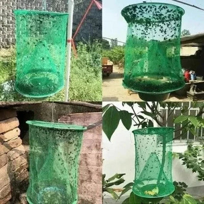 Effective outdoor ranch fly trap for pest management, providing reliable bug control for farms, yards, & patios.