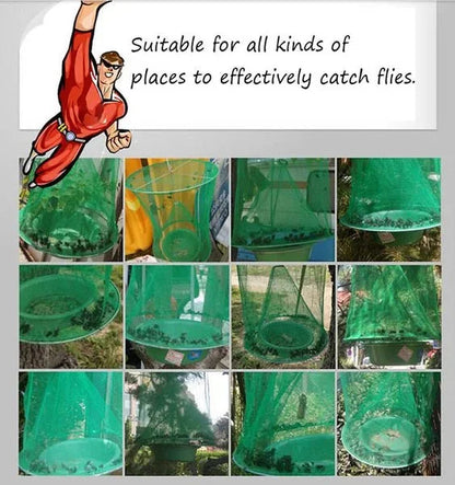 Animal-safe ranch fly trap provides humane and effective outdoor pest control for farms, ranches, and backyards.