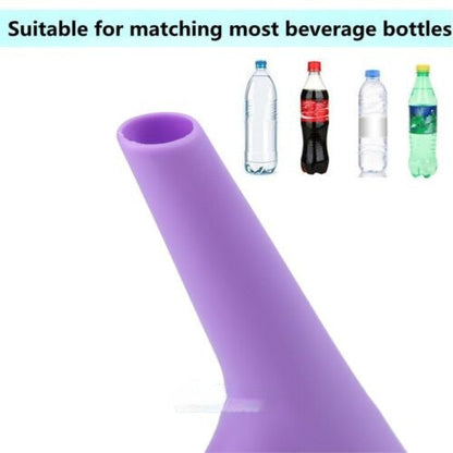 Durable silicone urinal for women, perfect for outdoor activities and travel, easy to clean.
