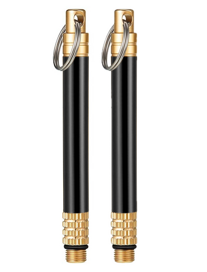 Outdoor hygiene solution: a titanium toothpick designed for travel and camping survival