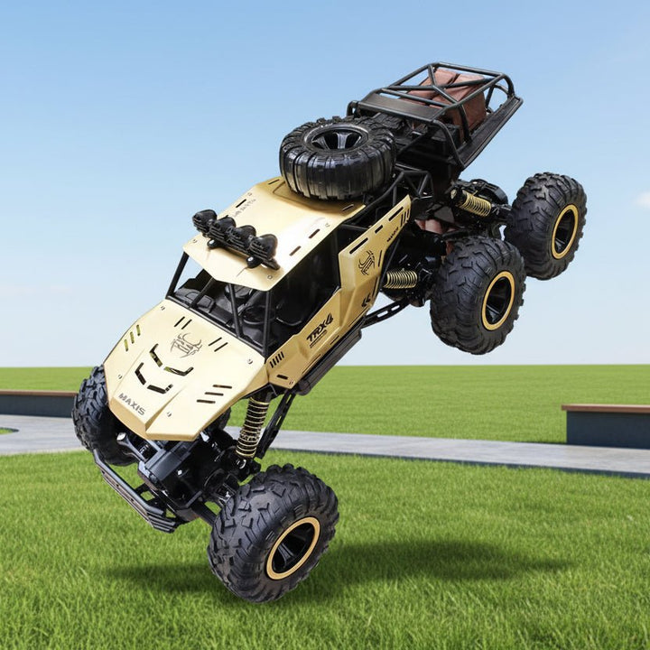 ROCKSTRIKER 6x6 RC Truck, all-terrain remote control monster truck for off-road adventure & outdoor fun.