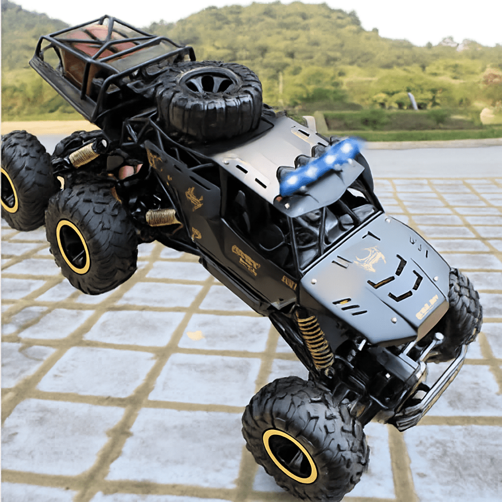 Adventure-ready ROCKSTRIKER 6x6 RC truck, an off-road remote control vehicle for endless outdoor fun & action.