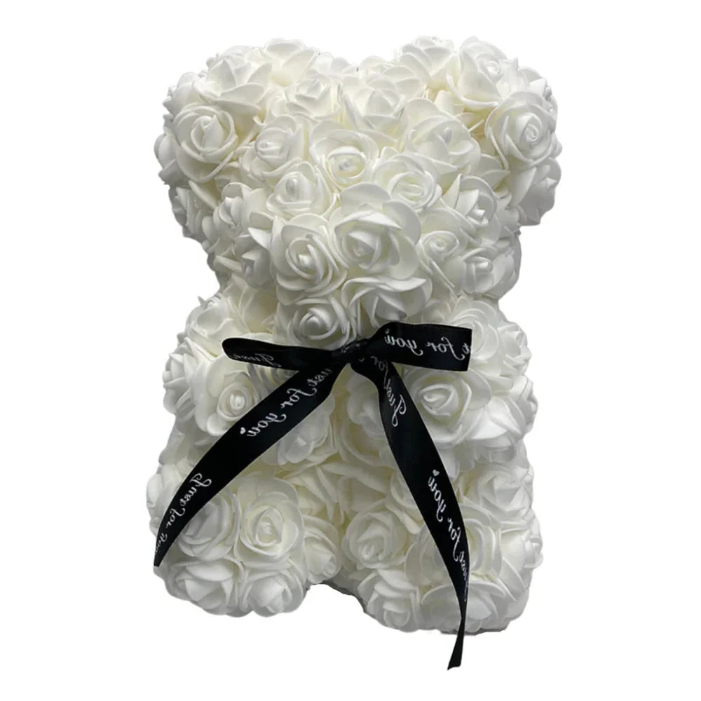 Anniversary rose bear gift, a lasting romantic gesture for your loved one.