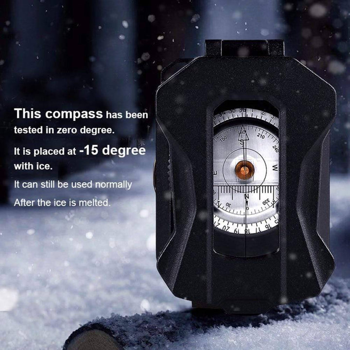 Professional military compass, shockproof and waterproof, an essential piece of camping gear