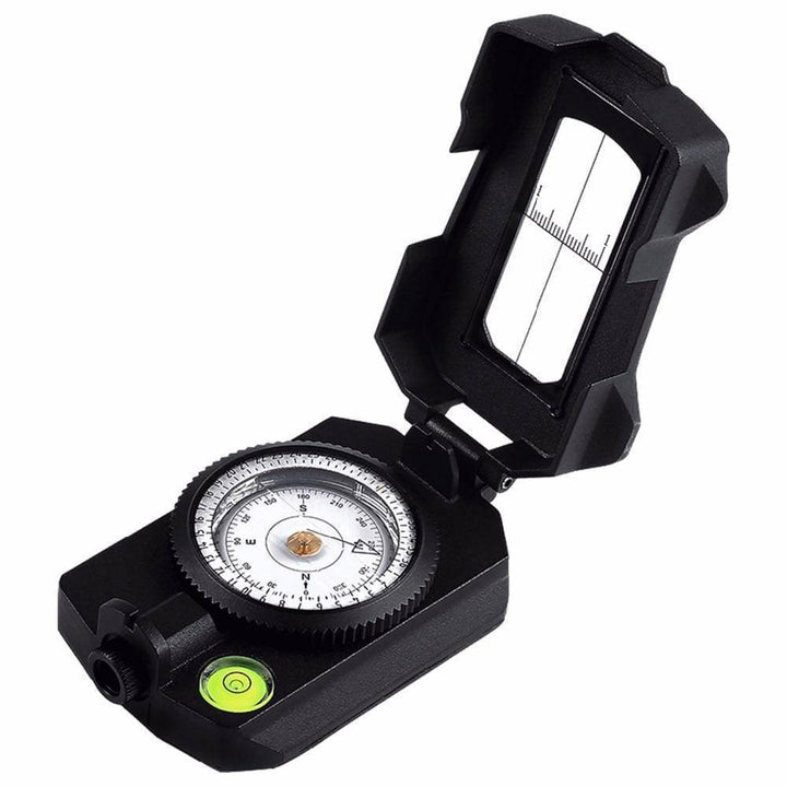Heavy-duty waterproof compass designed for military and serious outdoor survival navigation