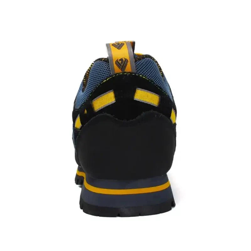 Rugged men's waterproof hiking footwear, designed for durability and outdoor use.