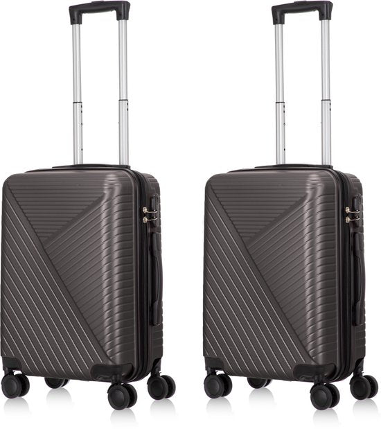 Flexible travel with Santorini 2-piece hardshell luggage. Spinner wheels, TSA lock for secure journeys.