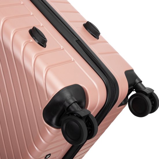 Durable Santorini 2-piece hardshell luggage set. Protects travel essentials, perfect for any journey.