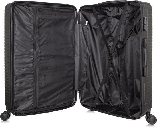 Complete Santorini 2-piece luggage set. Hardshell carry-on & check-in for flexible, durable travel.