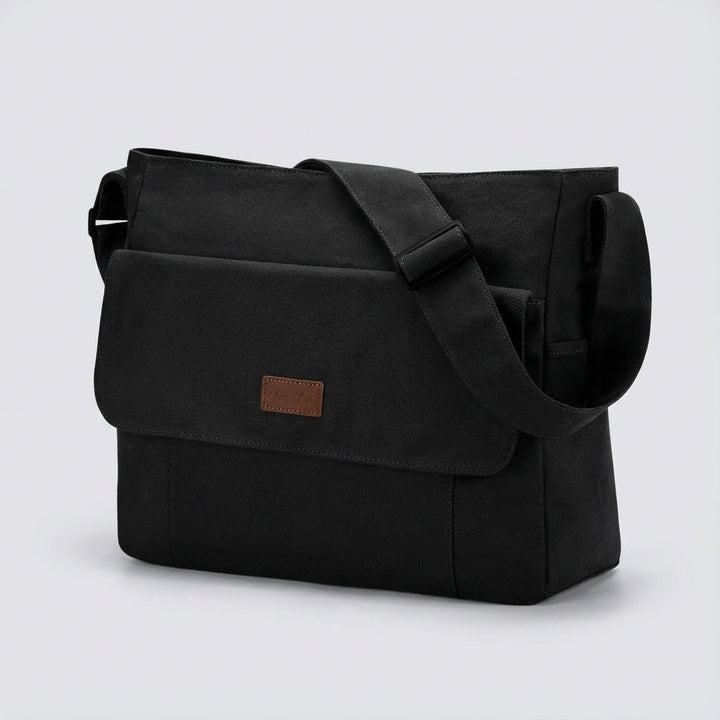 Durable, water-resistant Satchelix laptop shoulder bag, lightweight & comfortable for everyday carry.