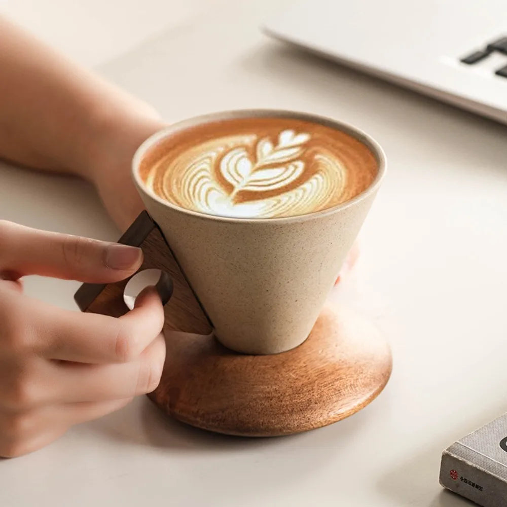 Gift-ready sculptural ceramic mug set. Modern coffee & tea cups, perfect drinkware & unique home decor.