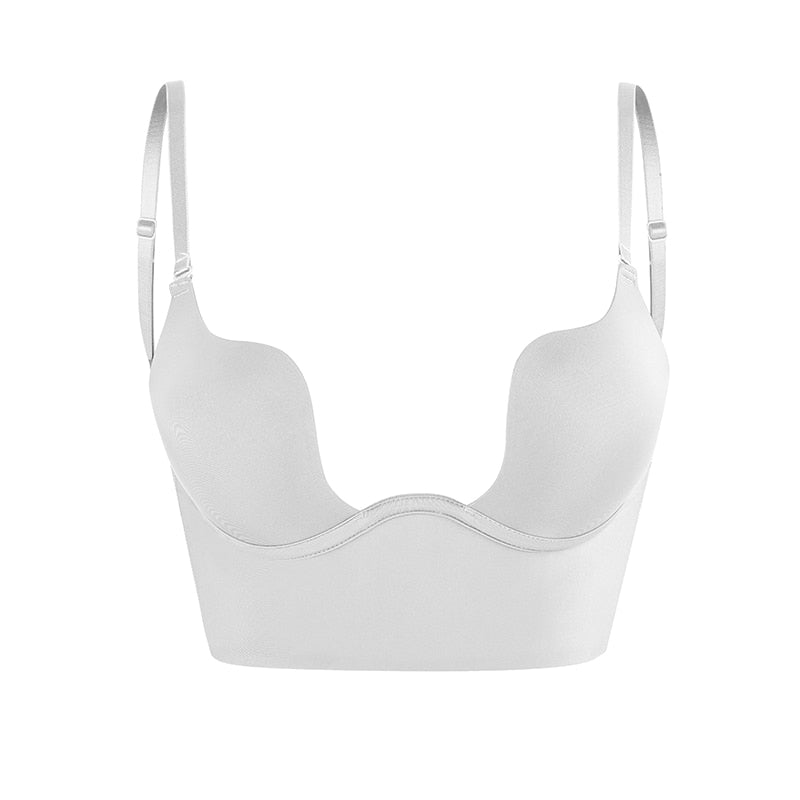 Comfortable seamless strapless backless bra, designed for women needing smooth, invisible support for low-back styles.