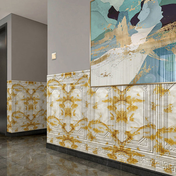 Textured 3D wall panels. Self-adhesive vinyl, easy install for stunning home interior design.