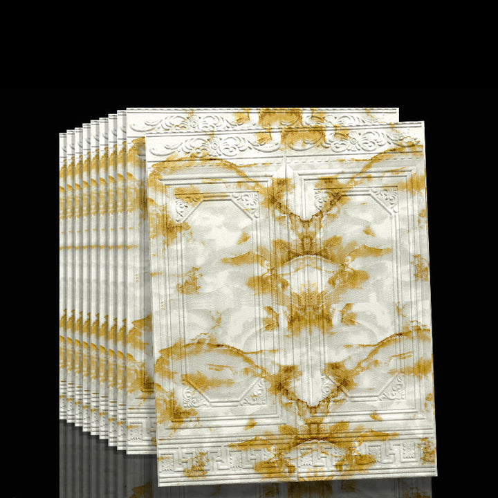 Water resistant, self-adhesive 3D vinyl panels. Modern wall decor for any room.