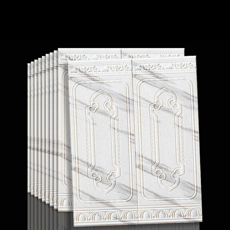 Peel and stick 3D vinyl panels. Self-adhesive for modern home decor & easy interior design.