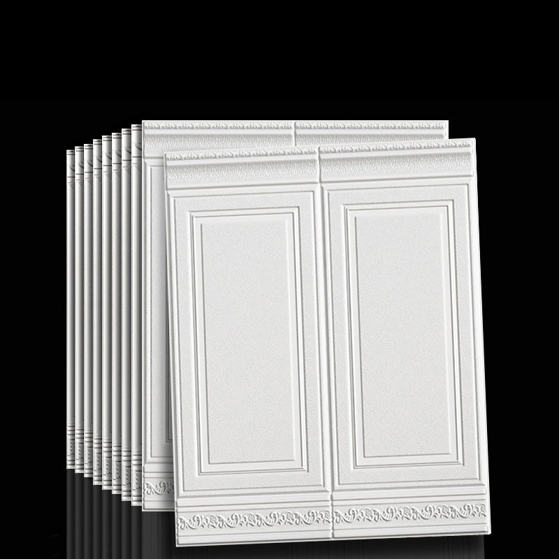 Water resistant, easy install 3D vinyl panels. Self-adhesive for quick home decor & textured walls.