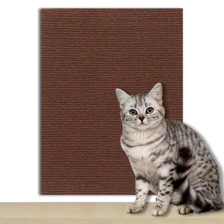 Protect your furniture with clear self-adhesive cat scratch shield & wall protector.