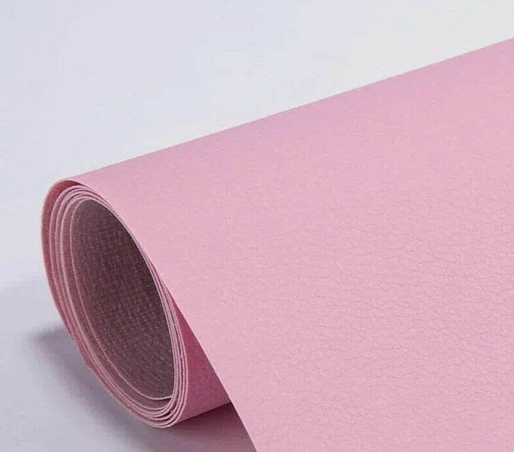 Effortless furniture restoration: self-adhesive leather patch for sofas, car seats, and vinyl.
