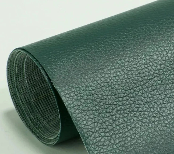 Multipurpose self-adhesive leather repair patch for quick fixes on furniture, car seats, & jackets.