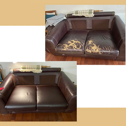 Premium self-adhesive leather-like repair patch for durable furniture & automotive upholstery fixes.