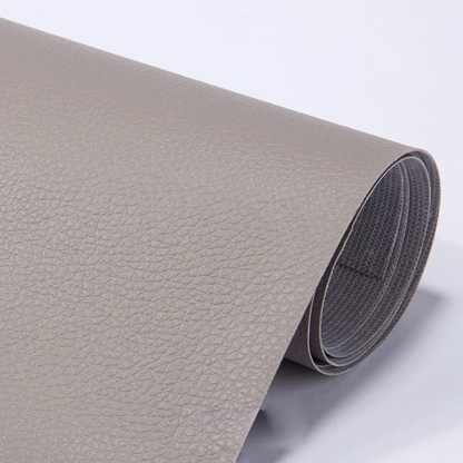 DIY leather repair patch. Self-adhesive for quick fixes on couches, car seats & upholstery.