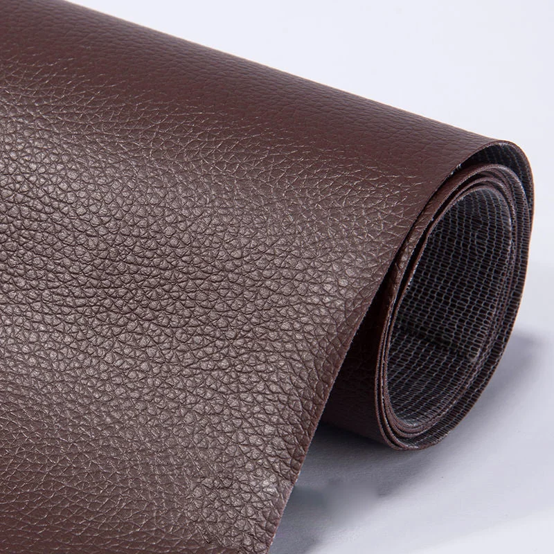 Cuttable 50x137cm self-adhesive leather repair patch for custom furniture & car seat fixes.