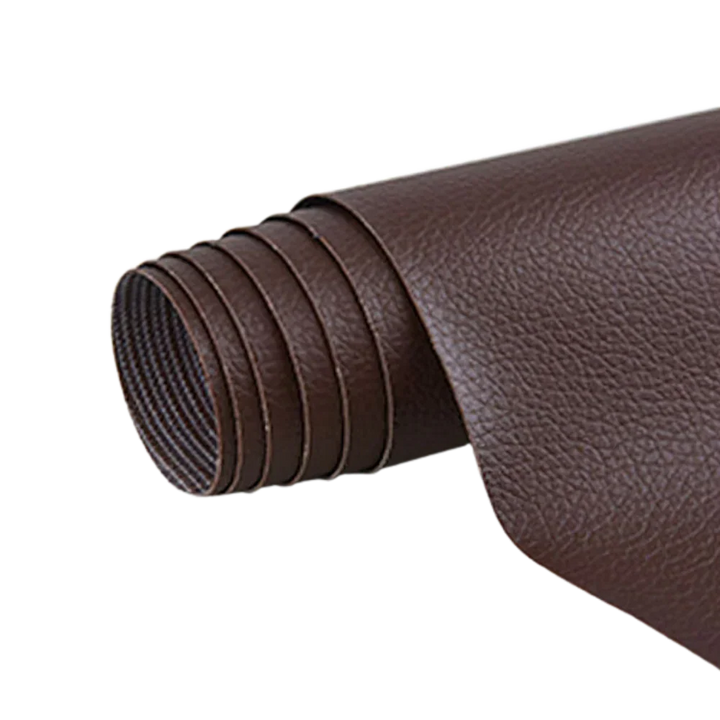 Convenient self-adhesive repair patch, ideal for DIY fixes on torn car seats, sofas, and jackets.