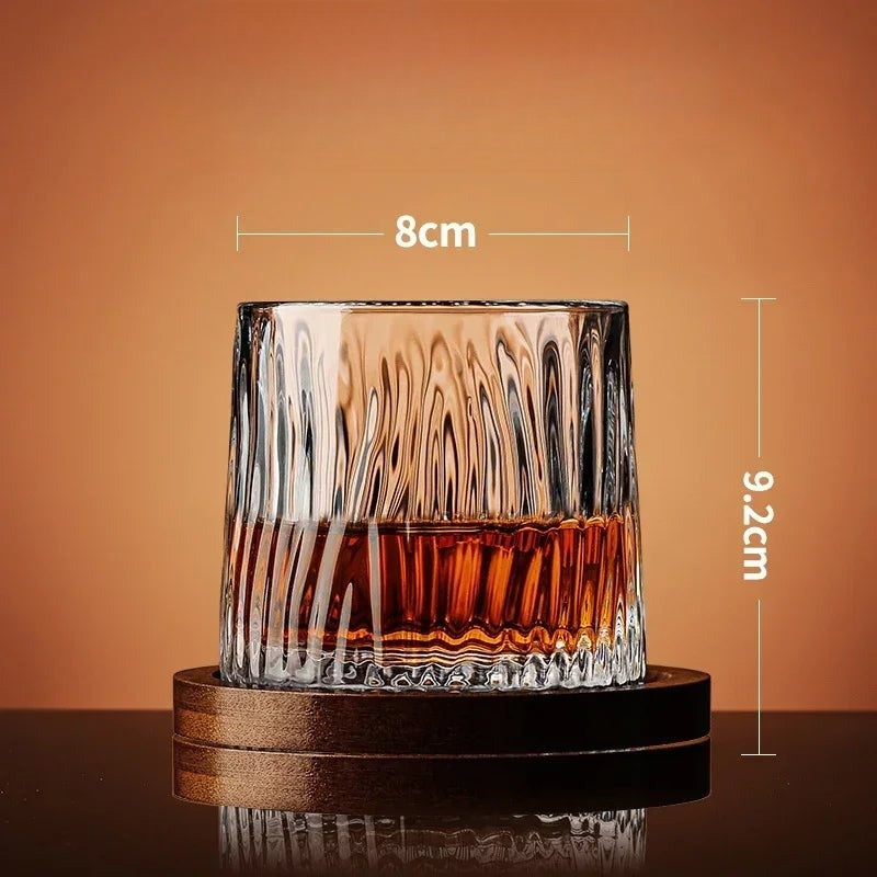 Premium crystal tumblers for whiskey, bourbon, and scotch. Stylish spirits glasses for a sophisticated home bar.