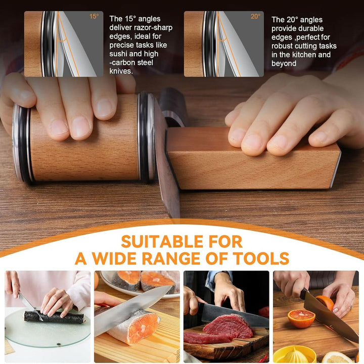 SHARPEDGE professional diamond rolling knife sharpener, an essential kitchen gadget.