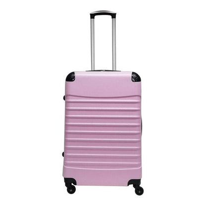 Durable hard shell Siena travel suitcase featuring multi-directional spinner wheels.