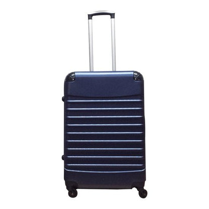 Siena lightweight hard shell luggage with integrated combination lock for safety.