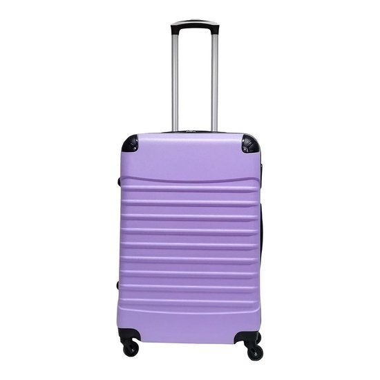 Siena collection vacation bag: durable hard shell, smooth spinner wheels, secure lock.