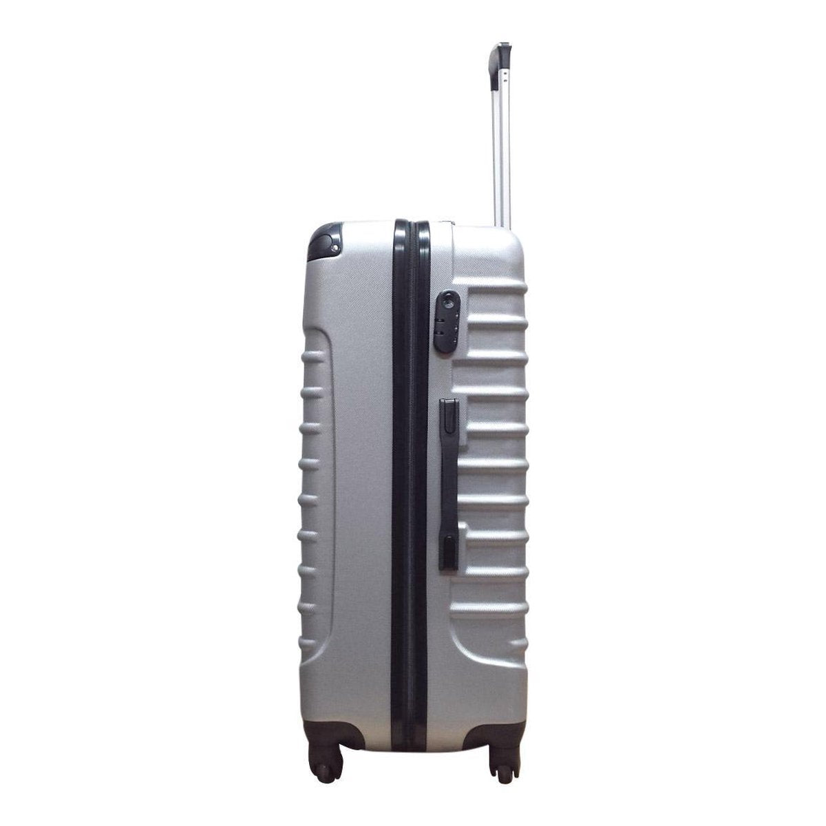 Siena durable luggage, lightweight hard shell design with multi-directional spinner wheels.