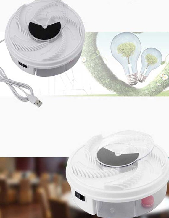 Keep your home pest-free with this silent USB fly trap. Effective mosquito killer & bug zapper for indoor/outdoor use.