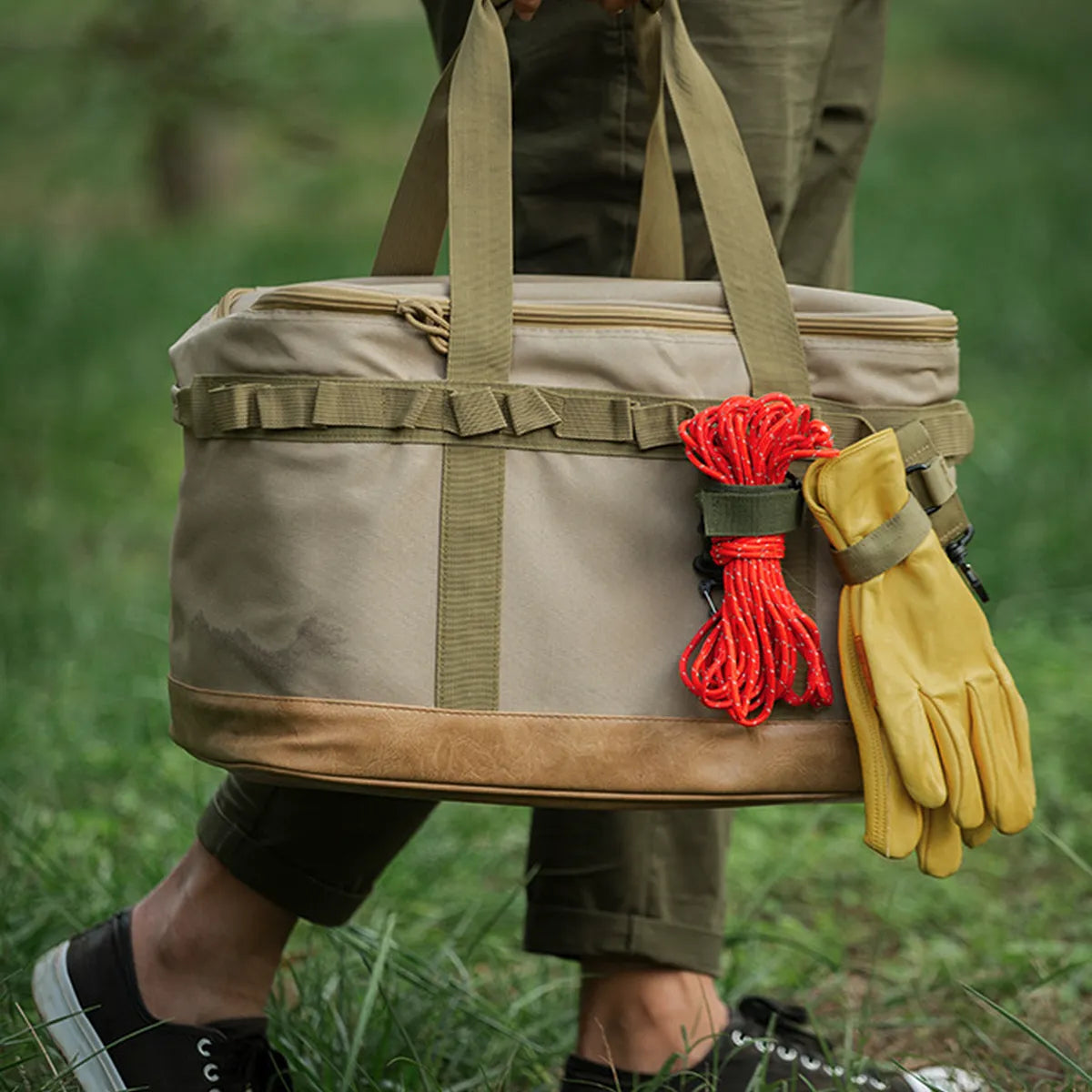 Pile of tactical glove clips of different colors, perfect for hikers and bikers needing reliable gear organization.