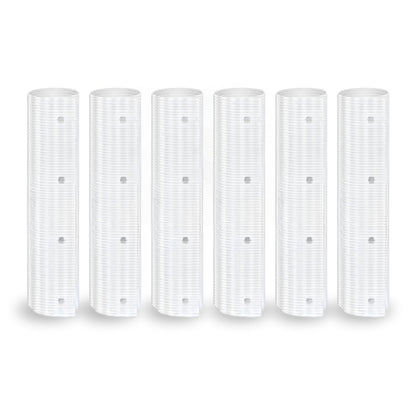 Six-pack squirrel baffle for trees and bird feeders, providing effective pest control and rodent protection.