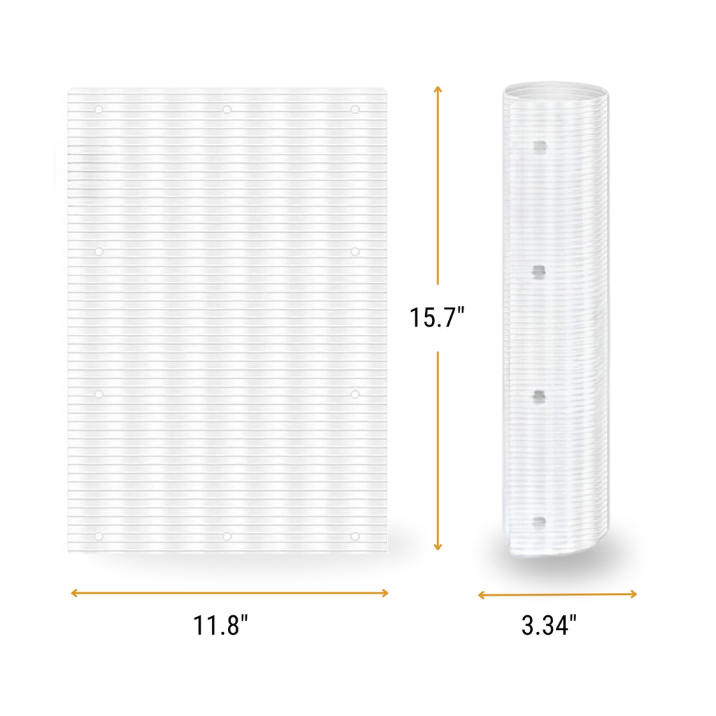 Conical bird feeder shield, a 6-pack garden accessory to deter squirrels and pests from outdoor feeders.