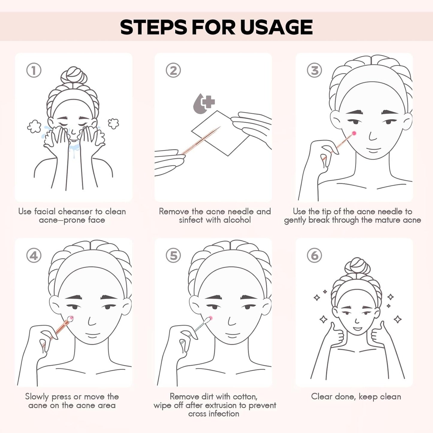 Remove blackheads & pimples safely. Skincare extractor tools for blemish-free, clear skin at home.