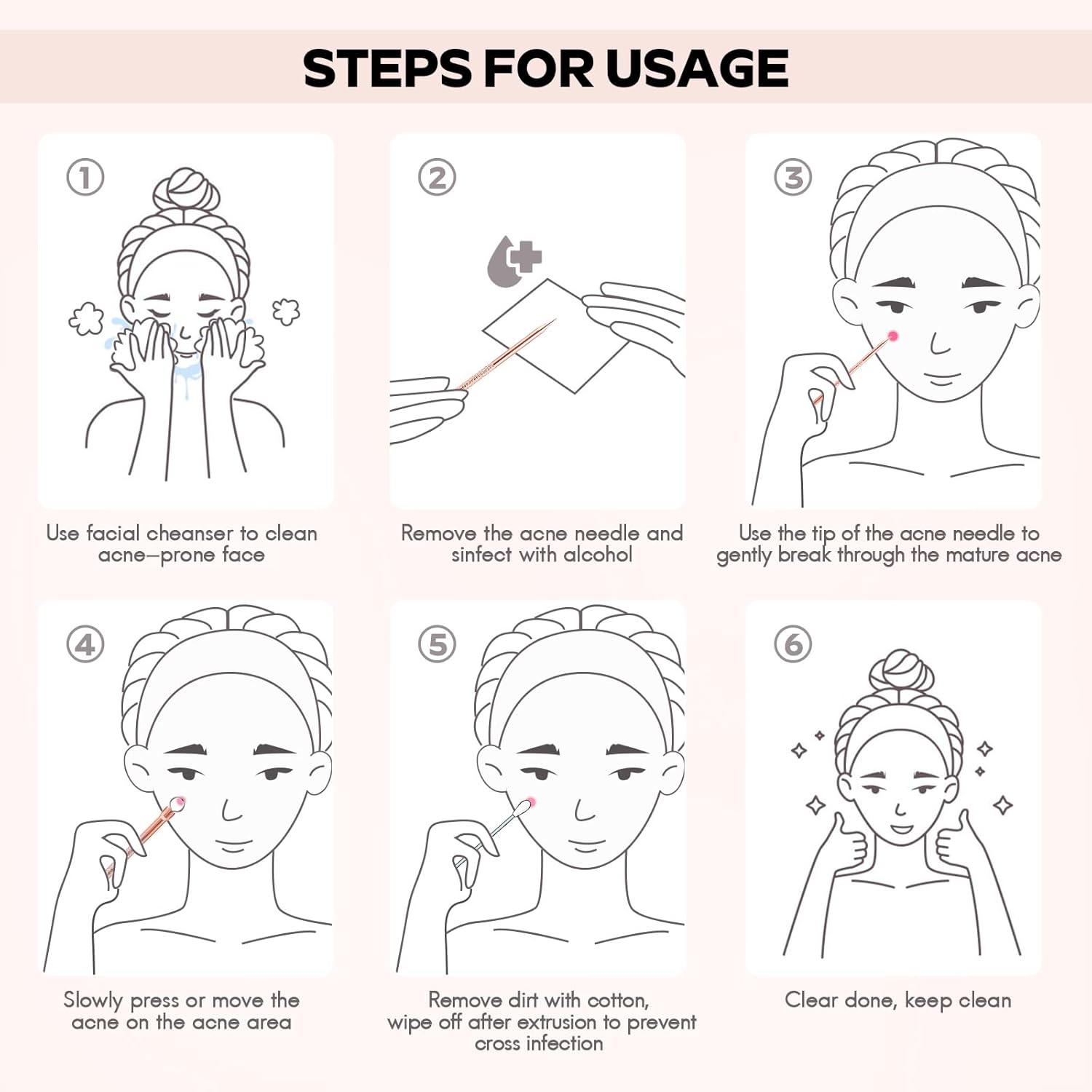 Remove blackheads & pimples safely. Skincare extractor tools for blemish-free, clear skin at home.