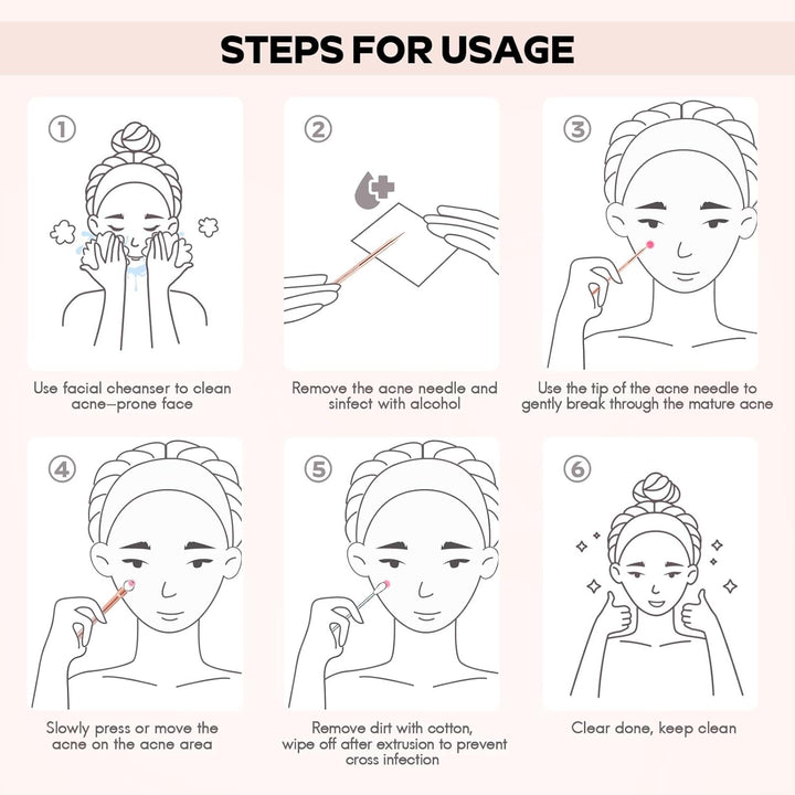 Remove blackheads & pimples safely. Skincare extractor tools for blemish-free, clear skin at home.