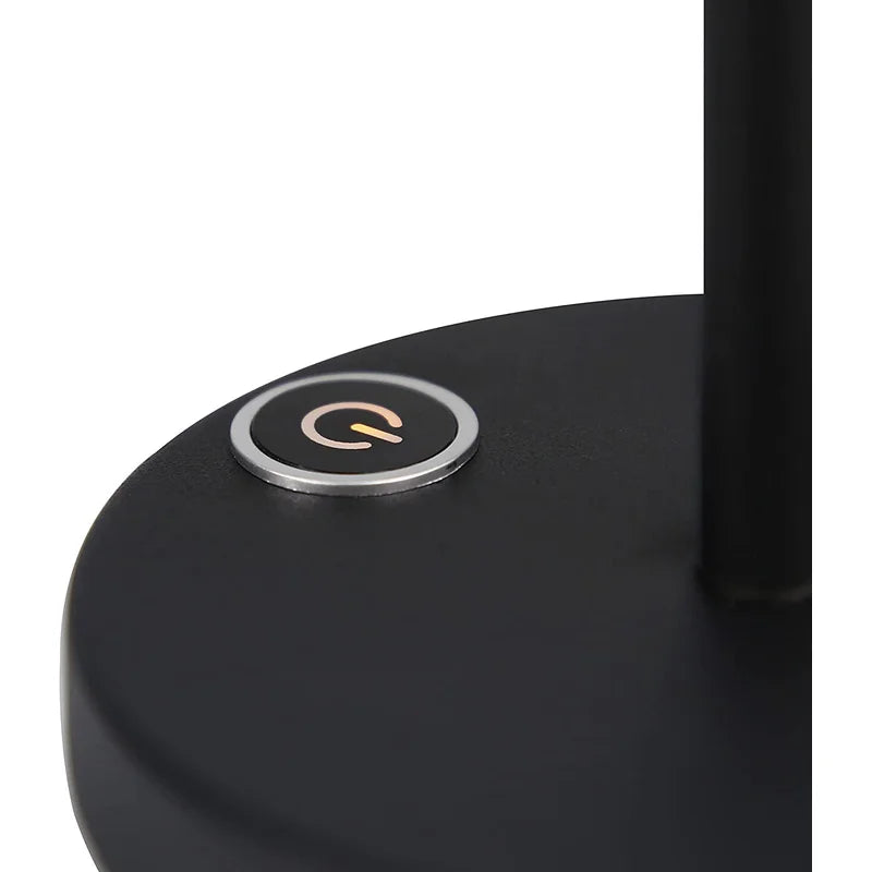 Stylish modern NeroLite LED table lamp, dimmable for adjustable warm light on desks or tables. Enhances contemporary home decor.