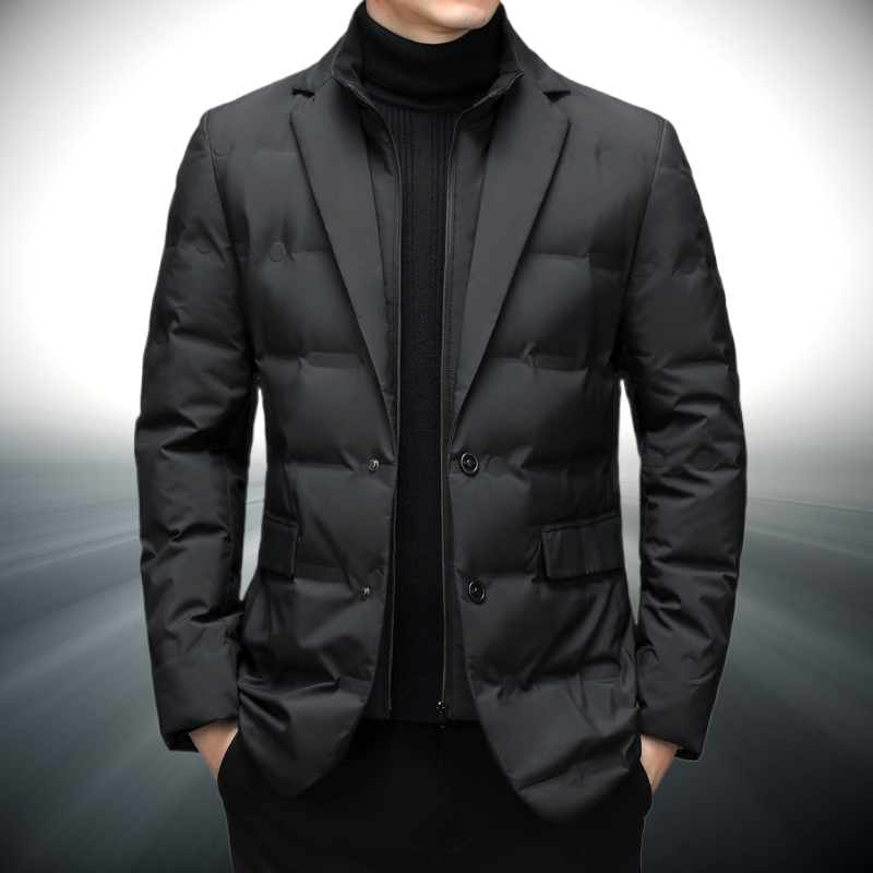 Sleek men's urban windproof jacket. Lightweight, weather-resistant outerwear for fall & winter fashion.