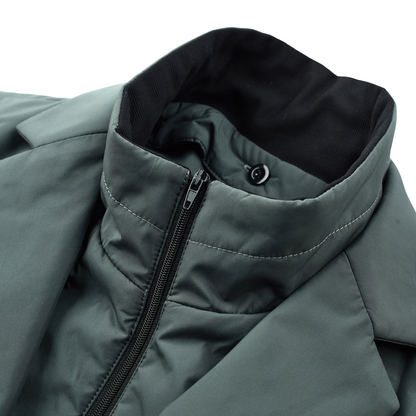 Sophisticated men's urban jacket, windproof & sleek. Lightweight, weather-resistant for everyday fashion.