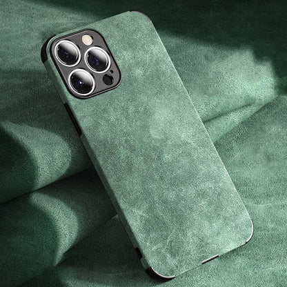Heavy-duty sleek iPhone case with advanced shock absorption & camera protection for all iPhone models. Phone accessory.