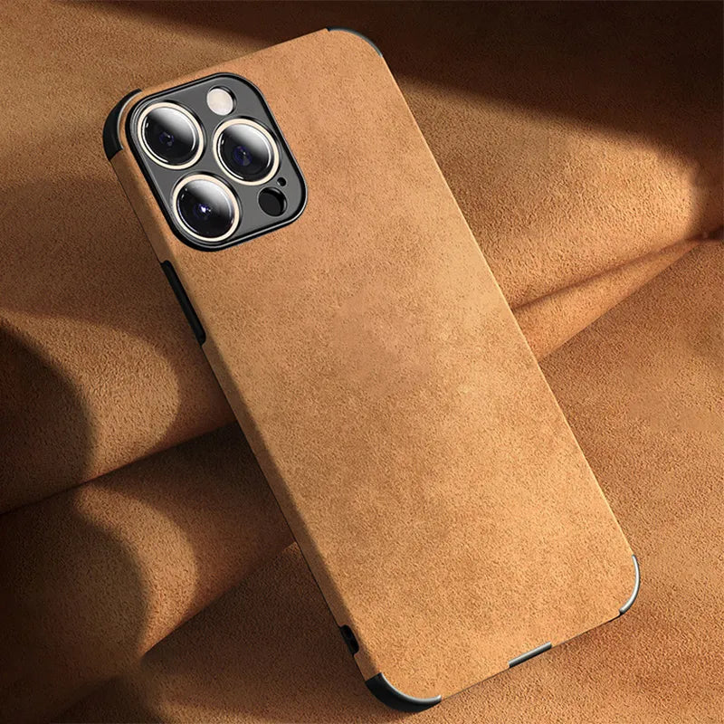Modern iPhone 16 case. This slim device cover provides ultimate shockproof phone protection with a raised camera bezel.