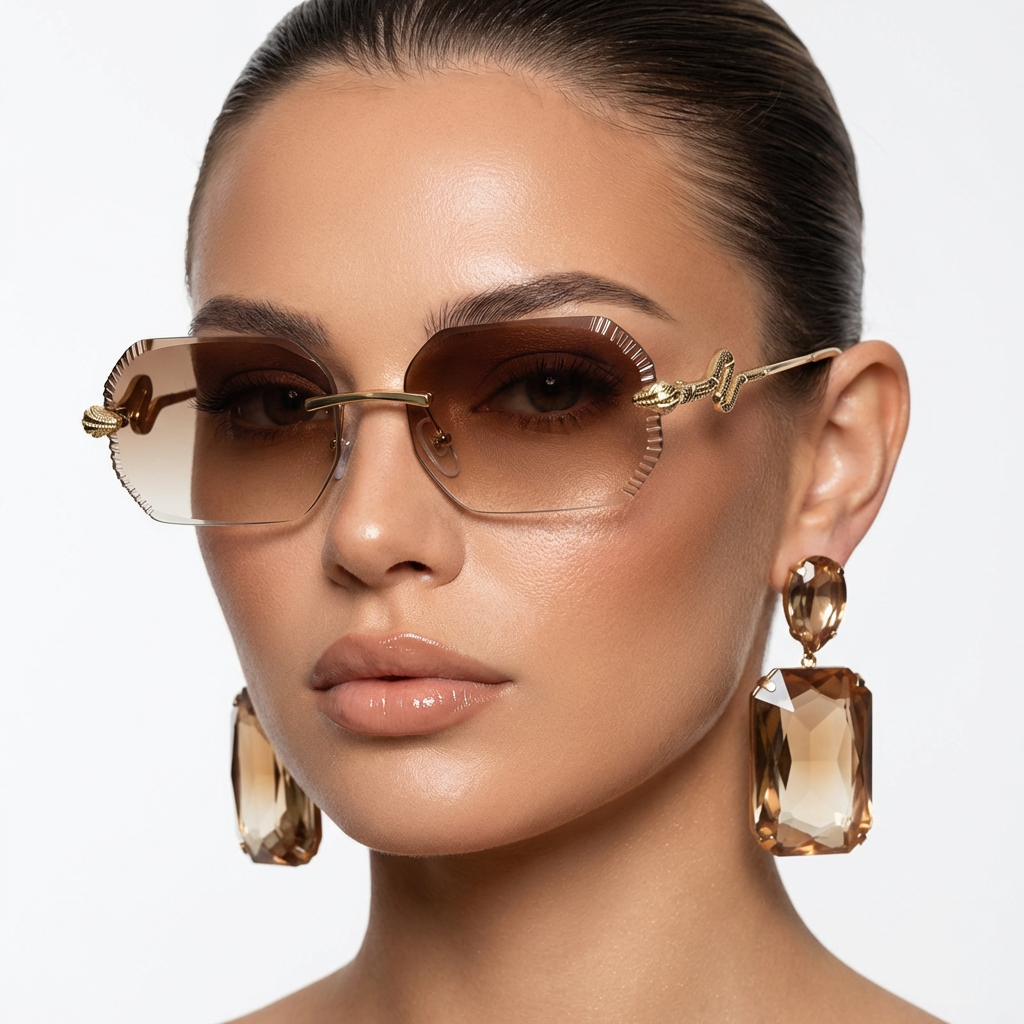 Sleek unisex fashion sunglasses, lightweight modern design, providing essential eye protection.