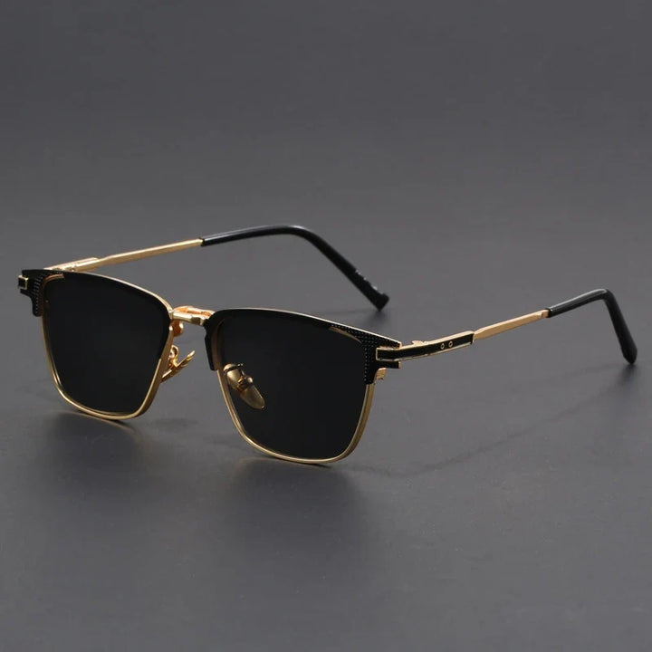 Sleek unisex square sunglasses with full UV protection, modern eyewear for everyday fashion.